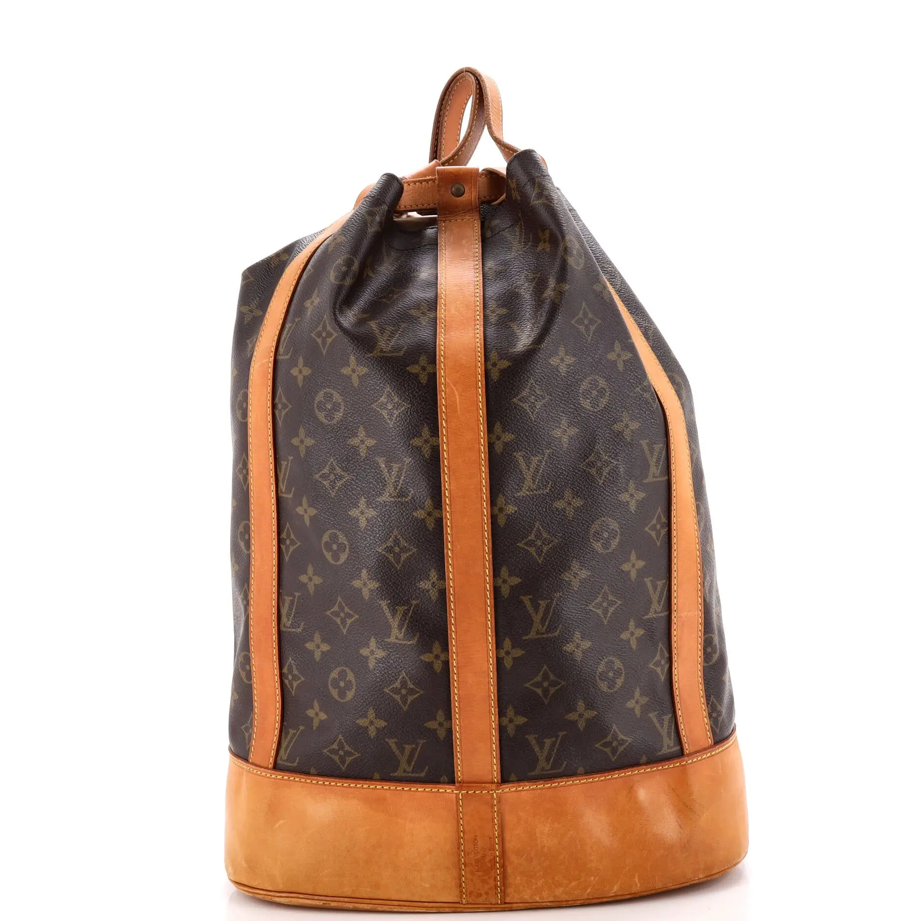 Pre-owned Louis Vuitton Leather Backpacks Randonnee Backpack Monogram Canvas GM by Rebag