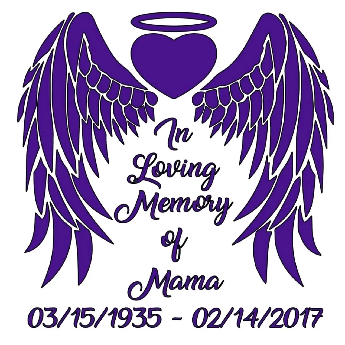 Memorial Decal Memorial Decal
