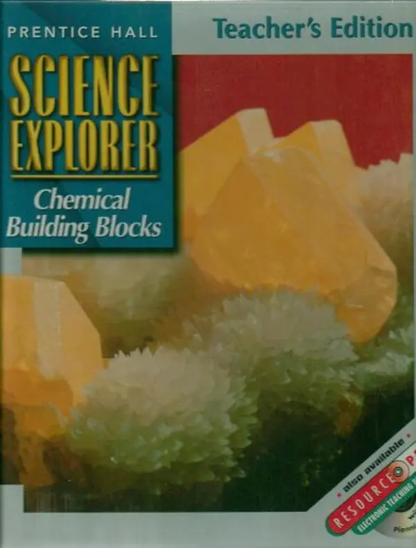 Used Prentice Hall Science Explorer Chemical Building Blocks Teacher's Edition - Good Hard Cover Natural Sciences Textbook, English, 1.9 lbs