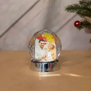 Mini Photo Snow Globe Stocking Stuffer Secret Santa Gift