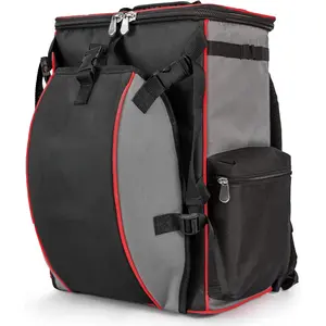 Welding Backpack, Large Capacity Professional Welding Tool Bag with Helmetcatch, Multipurpose Heavy Duty Welder Bag for Travel Hiking and Outdoor Activities