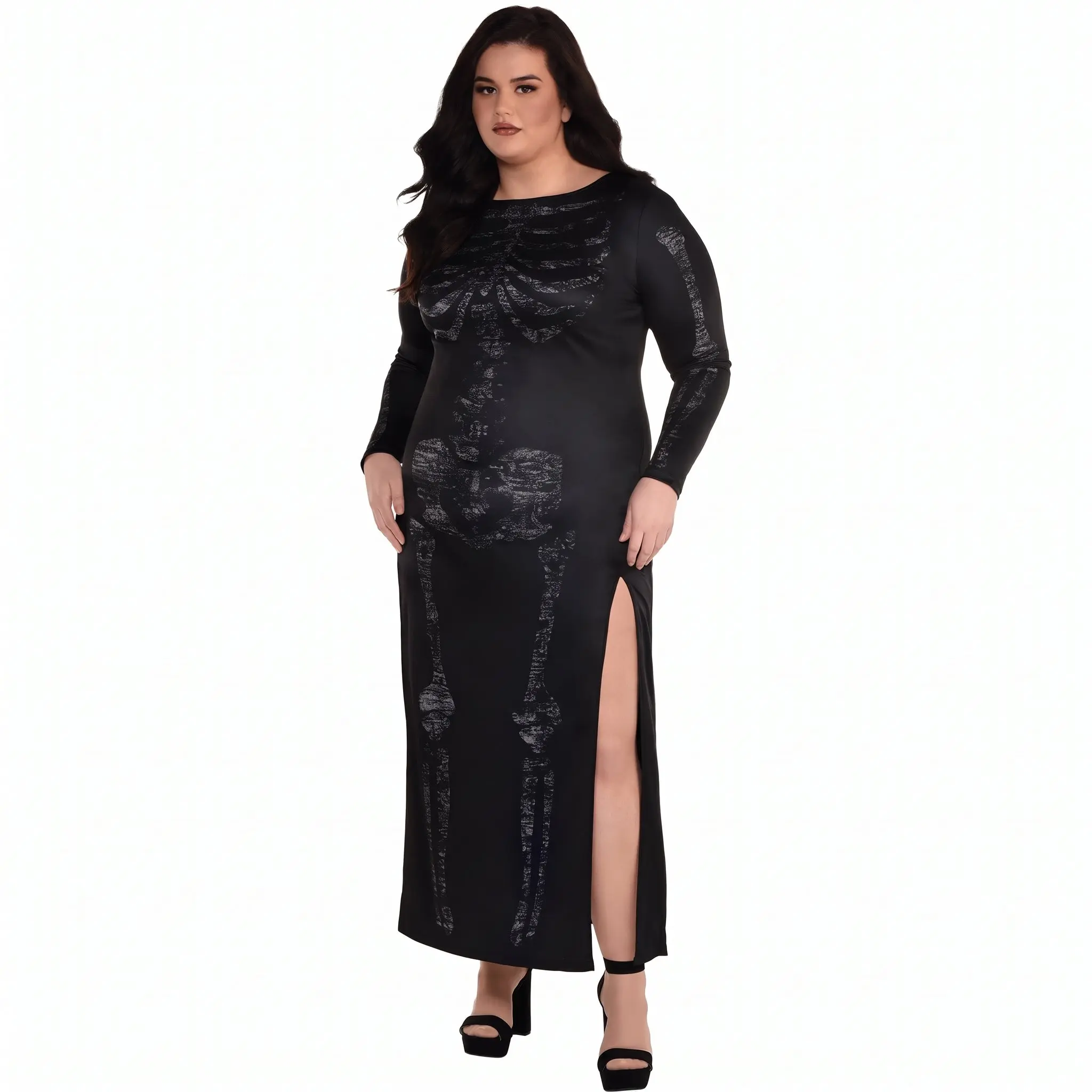Plus Size Skeleton Dress - Halloween Costume