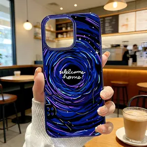 Deep Space Spiral Design Magnetic MagSafe Snap Case for iPhone 17/16 Pro Max 15 Pro 14 13 12 Mini 11 XR XS Plus SE Shockproof Slim Protective Cover