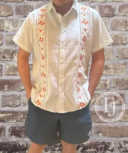 University of Texas Game Day Guayabera Shirt – Officially Licensed