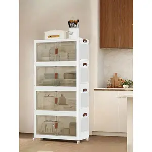 4layers  Plastic Storage Box Organizer, Stackable Storage Box, Covered Storage Box, Storage Container Organizer