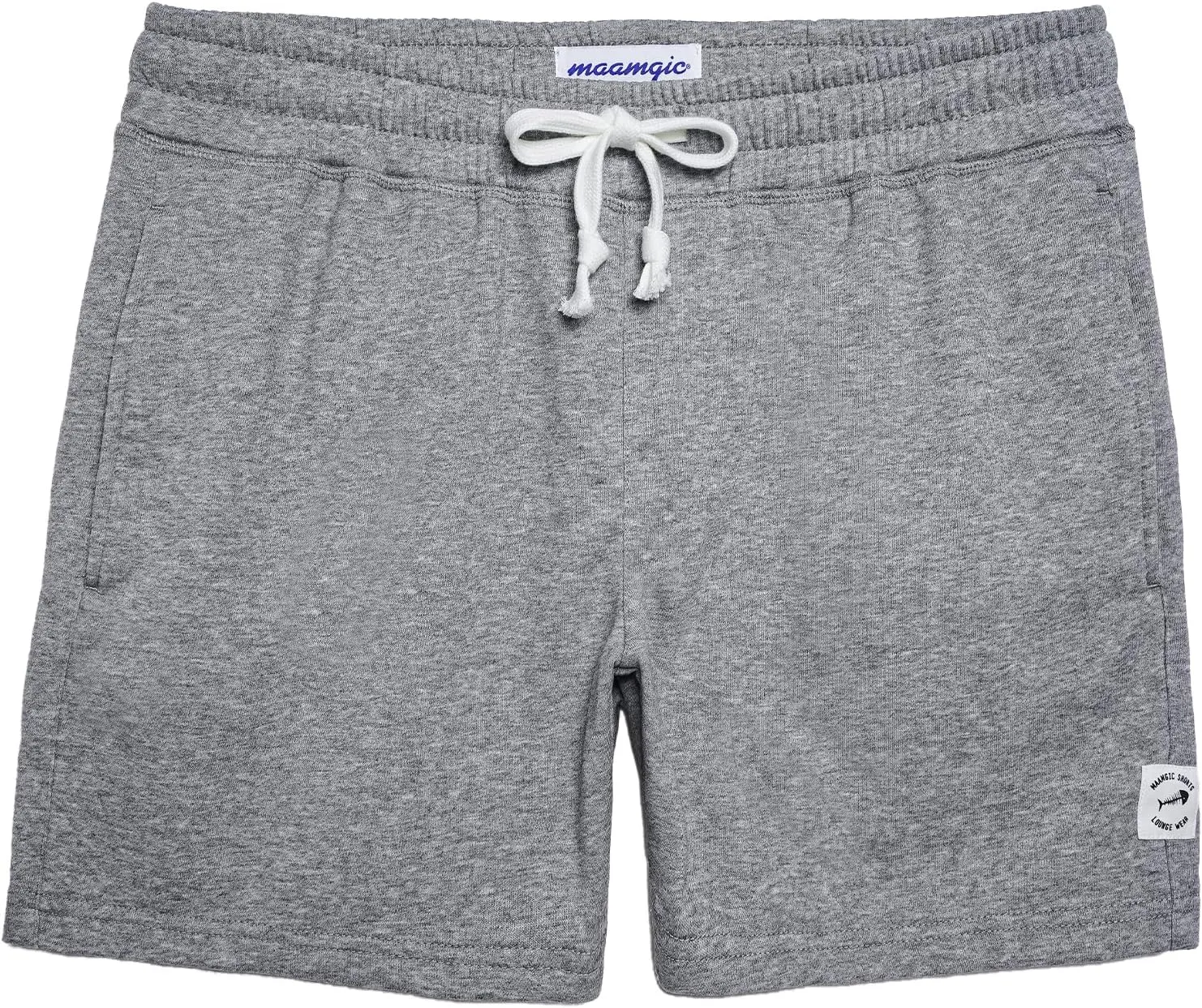 Maamgic Mens Athletic Gym Shorts 5.5" Elastic Waist Casual Pajama Pocket Jogger Men Workout Short Pants maamgic