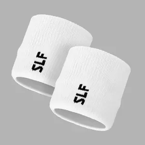 SLEEFS SLF Drip Wristband Pair - Multiple Colors  - Breathable Fabric Quick-Dry Wristbands for Summer Workouts, Durable & Stretchable for Weightlifting, Running, Yoga