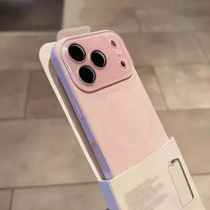 New Apple iPhone 17 Pro Max Case Liquid Silicone Full Coverage, Magnetic Charging Compatible, Soft Protective Phone Cover, Shockproof Phone Cover