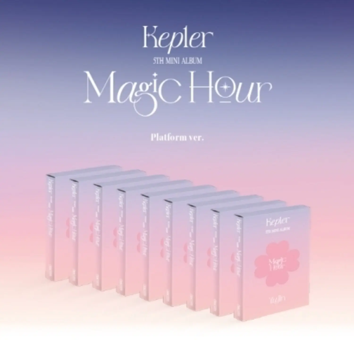 Kep1er - Magic Hour - Platform Version - incl. Mini-Card, Sticker, Group Photocard, 2 Selfie Photocard, Polaroid Photocard + Official Photocard  [DISCLESS DIGITAL] Photos, Stickers, Asia - Import