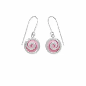 Moari Spiral Dangles With Stone