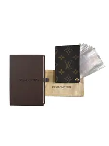 Pre-owned Louis Vuitton leather Small Leather Goods Monogram Card and Photo Holder
