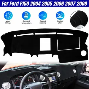 Motorbymotor Fit For Ford F150 2004 -2008 DashMat Dash Cover Dashboard Mat Car Interior Pad Custom Fit For Ford F150 Pickup Truck 2004 2005 2006 2007 2008 / Lincoln Mark Lt Dashboard Pad Carpet Protector J58