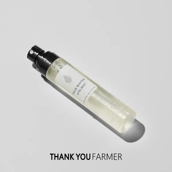 THANKYOU FARMER True Water Vita Mist 3.69 Fl oz(105ml) - Oil & Water Double Layer, 13 Vitamins & Sea Buckthorn Oil for Healthy Glow Skin, Hydrating Face Mist, Korean Face Mist, Face Multi Oil Mist