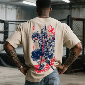Unisex Summer outfits men streetwear 80s 90s graphic tees cotton Anime tank tops men gifts