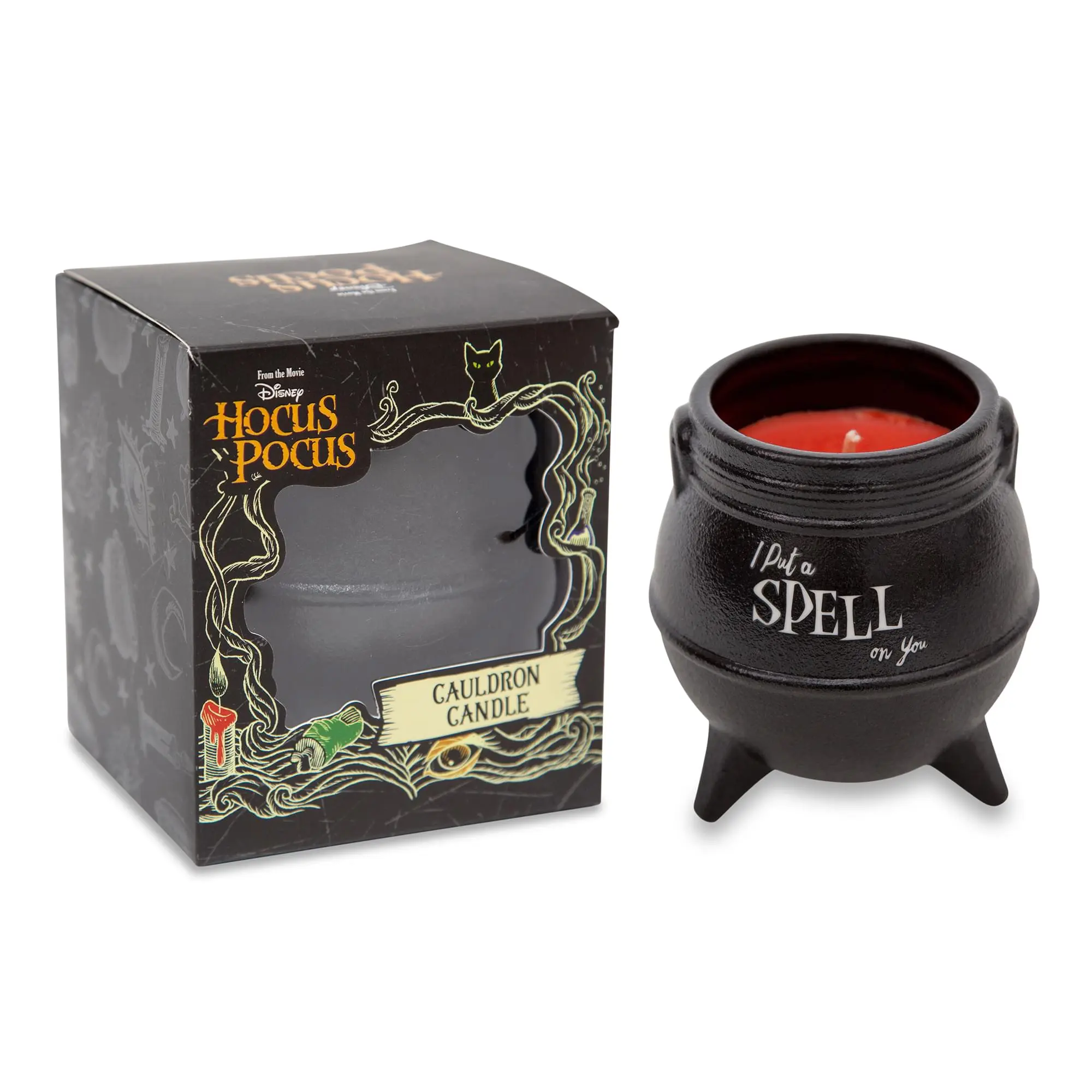 Disney Hocus Pocus "I Put A Spell On You" Ceramic Cauldron Candle Disney Hocus Pocus "I Put A Spell On You" Ceramic Cauldron Candle