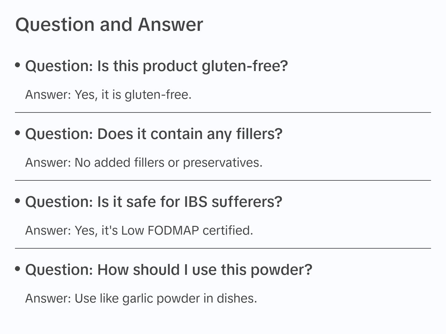 Gourmend Foods Garlic Chive Powder – Low FODMAP, Filler Free, Gluten Free, 100% Natural, No Corn Starch, Maltodextrin, "Flavors" or Other Fillers