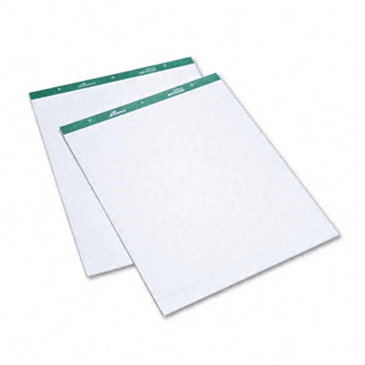 Ampad Evidence Flip Chart Pads, 2-Pack (50 Sheets Each), 27x34 in Unruled White Microperforated Paper, Stationery Office Supplies for Office Use