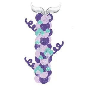 Mermaid Balloon Columns Mermaid Balloon Columns