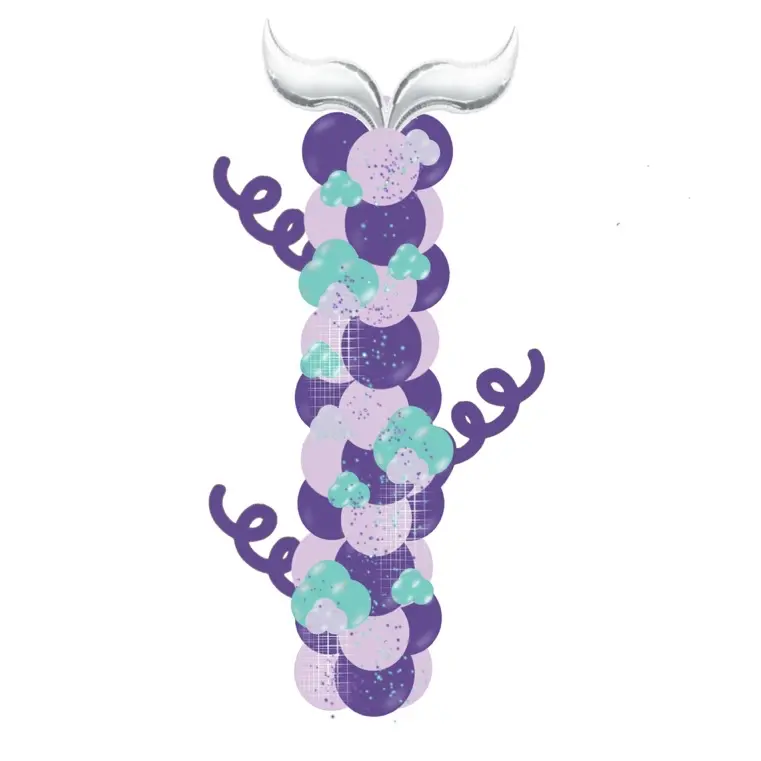 Mermaid Balloon Columns