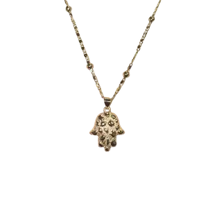 Nugget Hamsa Pendant