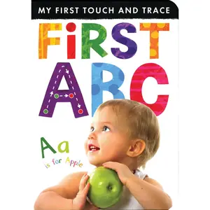 USED-First ABC: My First Touch and Trace by Tiger Tales (Board book)