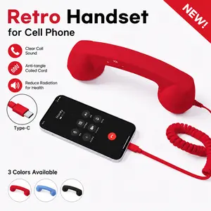 Old School Telephone Handset for Mobile Phones｜Funny & Practical Gadget