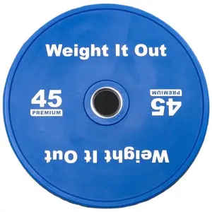 Weight It Out 45 Pound Bumper Weight Plate Pair Preorder
