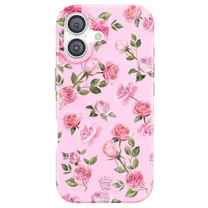 Velvet Caviar Baby Pink Roses iPhone Case - Cute, Trendy & Stylish Phone Cases for iPhone - Drop-tested Cases for iPhone with Shockproof Protection EJ5