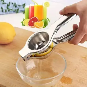 Stainless Steel Manual Juicer, Home Lemon Fruit Juicer, Fruit Vegetable Juicer, Press Type Multifunctional Juice Fruit Squeezer, 1 Piece