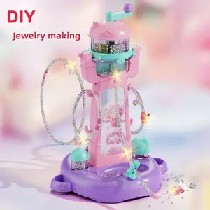 Handmade Fun DIY Bead Loom Machine, Craft Art Simple Joy Accessories Kit, DIY Jewelry Making Set, Beading Making, Easter Valentine's Day Christmas Gift