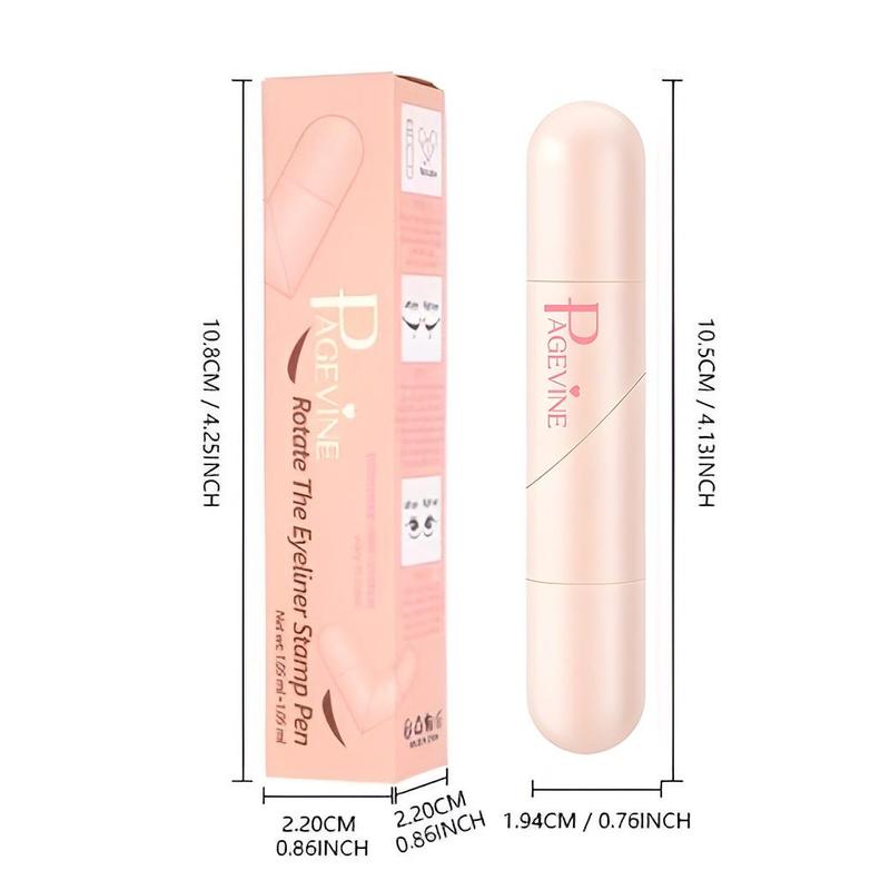 Rotating Eyeliner Stamp Pen – Dual-Head Design with Wing Stamp, Quick-Dry, Long-Lasting, Smudge-Proof for Easy Cat Eye, Sharp Winged Lines & All-Day Makeup Wear Rotating Eyeliner Stamp Pen – Dual-Head Design with Wing Stamp, Quick-Dry, Long-Lasting, Smudge-Proof for Easy Cat Eye, Sharp Winged Lines & All-Day Makeup Wear