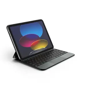 Dexnor for iPad (A16) 11th/10th Generation Case with Keyboard Ultra-Light Magnetic Detachable Folio Keyboard Cover Multi-Touch Trackpad Backlit for iPad 10th Gen 10.9" (2022)/11th Gen (2025)