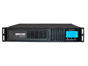 Minuteman PRO-RT PRO2000RT2U 2000VA Tower/Rack/Wall Mountable UPS - 2U Tower/Rack/Wall Mountable - 4 Minute Stand-by - 120 V AC Input - 120 V AC Output-6 x NEMA 5-15/20R, 1 x NEMA L5-20R Receptacle(s)