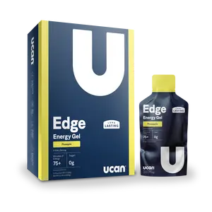 UCAN Pineapple Energy Gel - 12 Gels, Crash-Free Energy, Zero Sugar, Easy on the Stomach