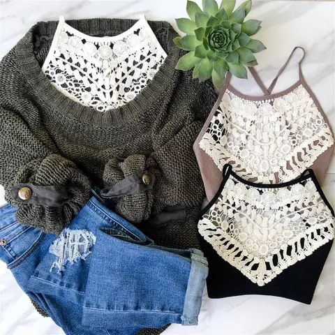 Chrochet Lace Bralette