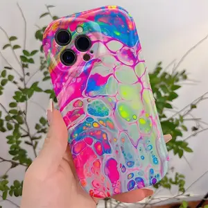 Colorful Dreamy Bubble Art Phone Case, Durable Protective Cover for iPhone 6-17 Pro Max, Perfect Gift for Holidays and Special Occasions, Accessories, Protector