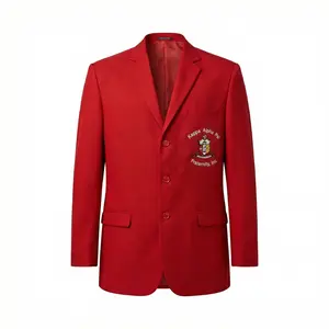 Kappa Alpha Psi Red Blazer with Embroidered Crest