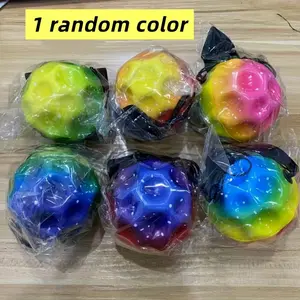 Wrist Elastic Ball Bounce Strap Rope, Tap Exercise Wrist Band, Magic Ball Rubber Toy, Stress Relief Workout Accessory