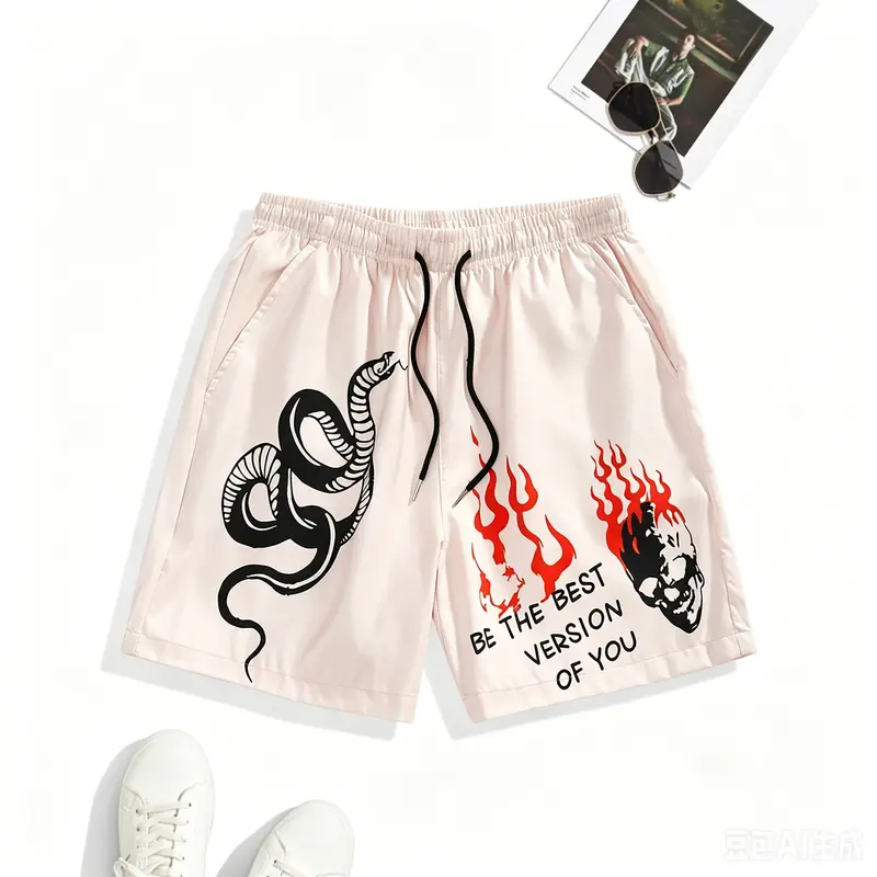 snake print shorts - TikTok Shop