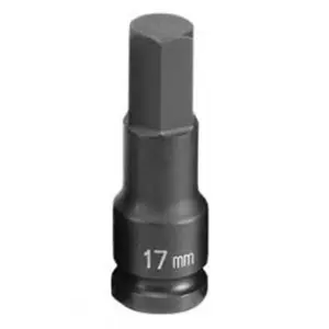 Grey Pneumatic  0.5 Drive x 17 mm. Hex Driver, Impact Sockets, 17Mm