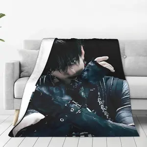 Blanket Style Home Textile Flannel Soft Throw Blanket Bedding Sofa Cover for Gift
