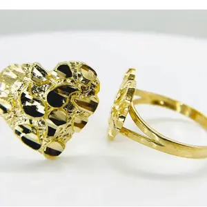 Heart nugget ring