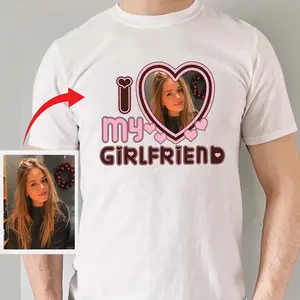 Custom I Love My Girlfriend/Boyfriend Shirt, Sweater, Hoodie – Couple Gifts for BF & GF, Unisex, Valentine’s Day Gift, Classic TShirt, Sweater, Hoodie Womenswear Clear