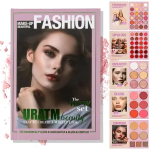67 color makeup palette,  shadow palette, matte pearlescent blush, contour and highlight all in one matte high pigment Oil Powder Setting Lip Liner Stain Flawless Eyeshadow Set Smooth Lightweight Concealer Stick Liptint Set pressedpowder