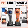 Suprent Cordless Rechargeable Clipper - Titanium-Ceramic Blade (8500 RPM, Thermally Stable), Compact Self-Grooming Adjustable Clipper Kit with 5-Level Taper Lever & Charging Base, Haircut Trimmer for Home Use, Premium Barber Equipment Gift for Him