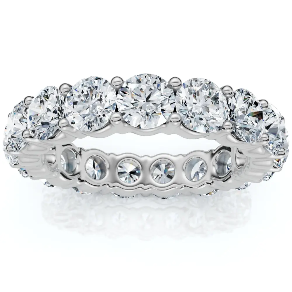 4ct Diamond Eternity Wedding Ring 950 Platinum 4ct Diamond Eternity Wedding Ring 950 Platinum