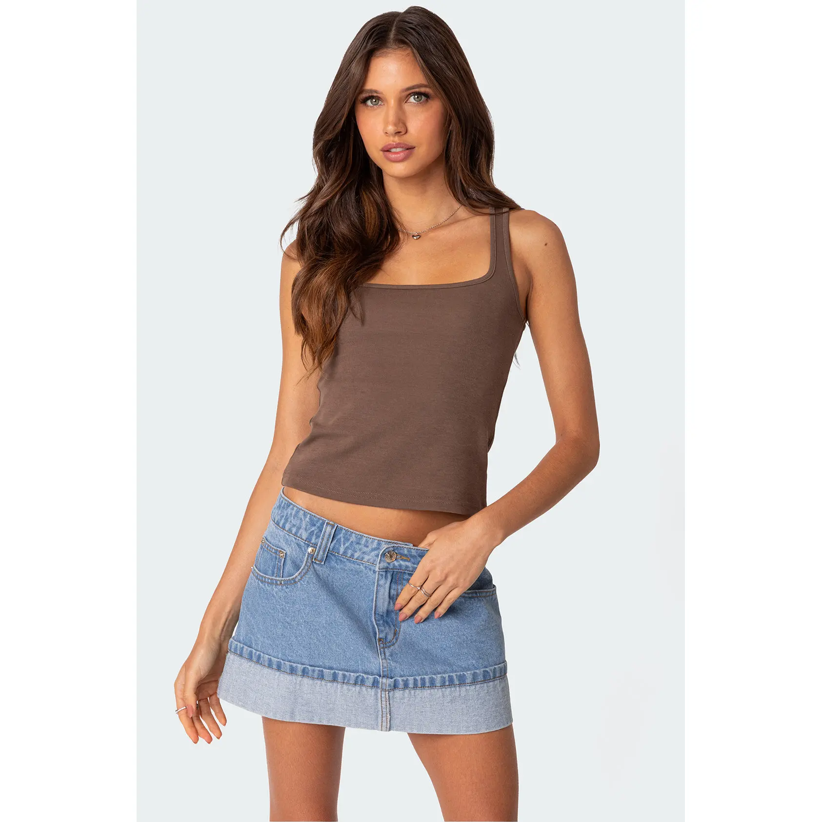 Square Neck Tank Top