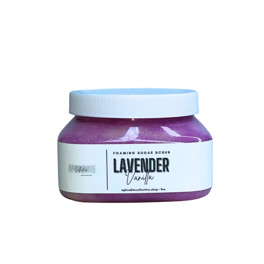 Lavender Vanilla Foaming Sugar Scrub