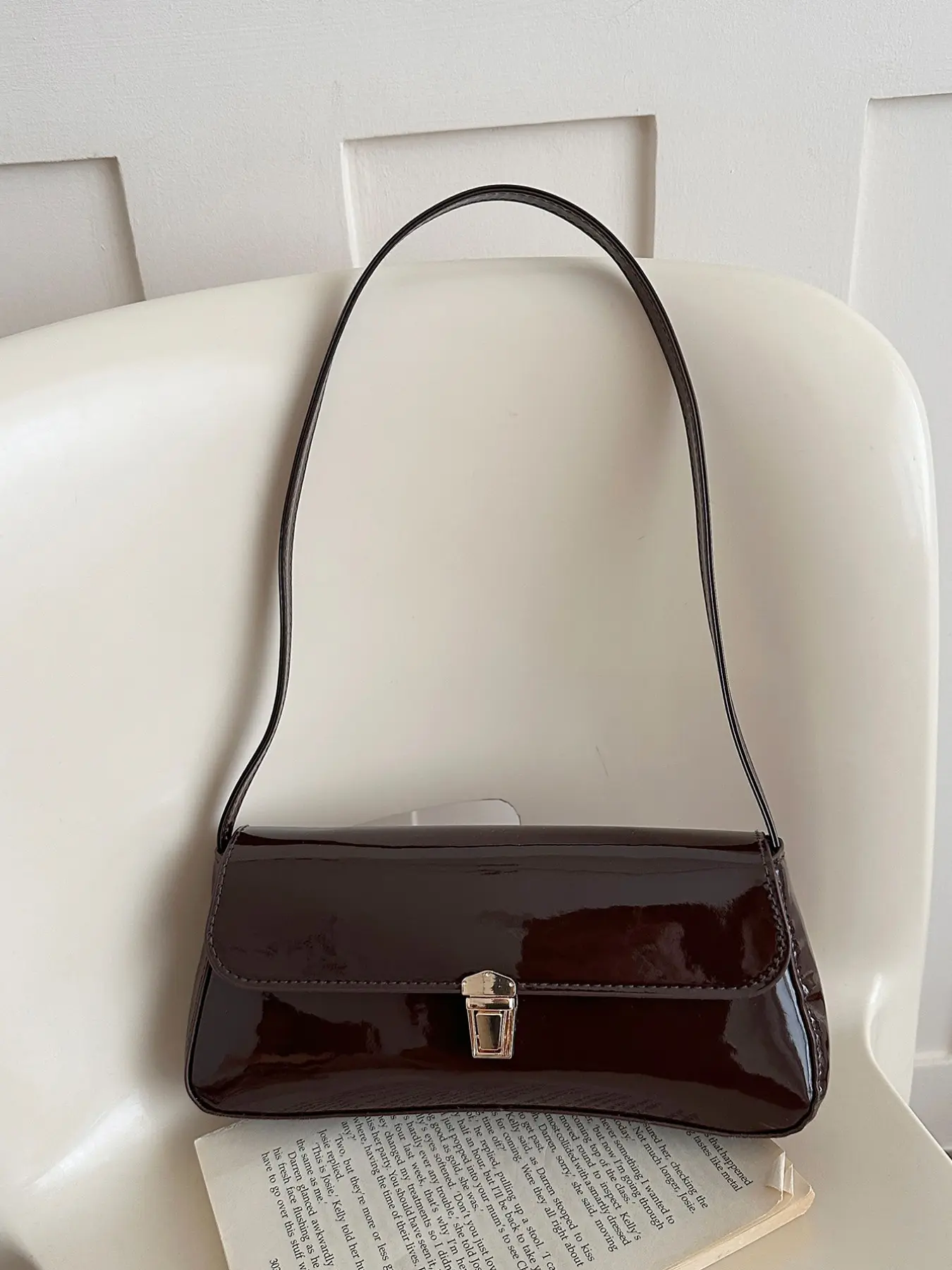 Women's Elegant Shoulder Bag, Fashionable Versatile Underarm Bag, Ideal Gift Choice, Perfect Match for Any, All Seasons, Fashionable Shoulder Clutch