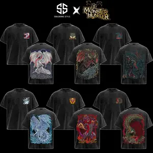 [Soulsborne Style] Vintage Edition Monster Hunter Wilds 2.0 Unisex T-shirt, Comfort Colors 1717 Shirt, Action RPG Gaming Apparel, Game Shirt, Video Game Clothes, Boy Merch, Gift For Him, Gift For Her, Cotton Crewneck Top Clothes Streetwear